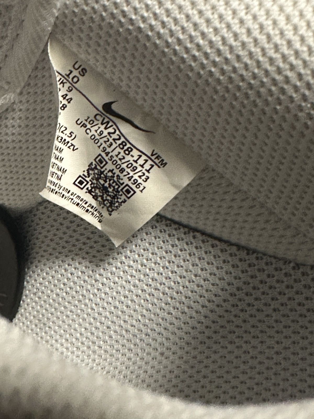 Nike White Air Force 1 ‘07 Size US 10 / EU 43 - 4 Thumbnail