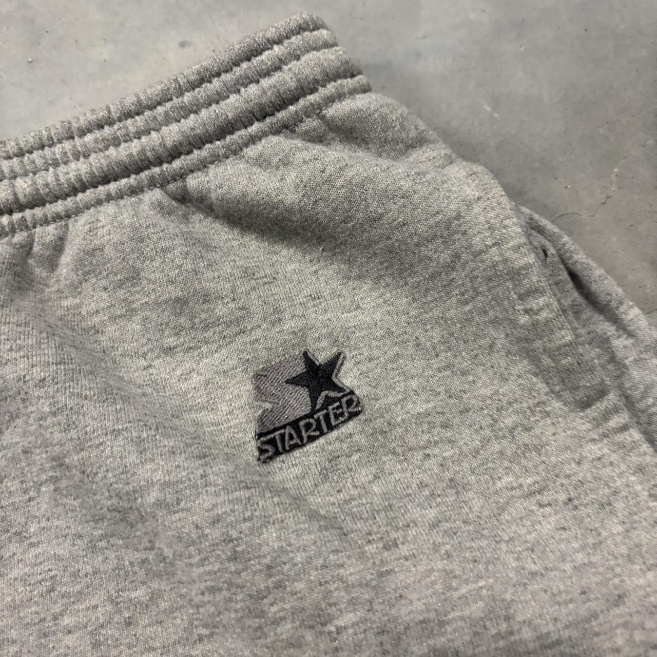 Japanese Brand × Vintage Crazy Vintage 90s Baggy Light Grey Essential Sweatpants! Size US 36 / EU 52 - 5 Thumbnail