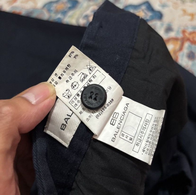 Balenciaga Balenciaga Wide Straight Pleated – Ultra High Rise slack Size US 30 / EU 46 - 10 Thumbnail