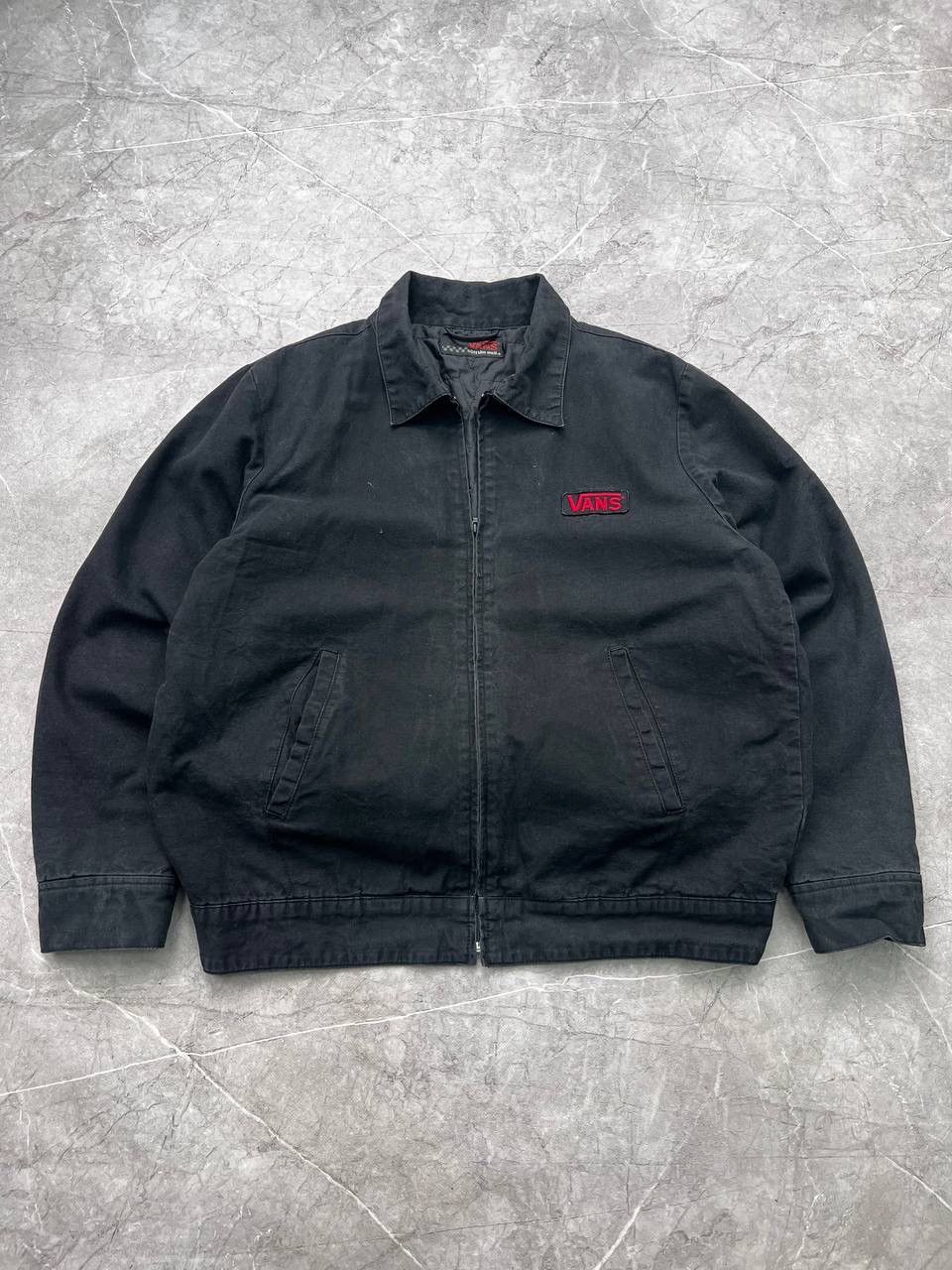 Vintage 90s Sunfaded VANS SKATE MODULAR Detroit Jacket