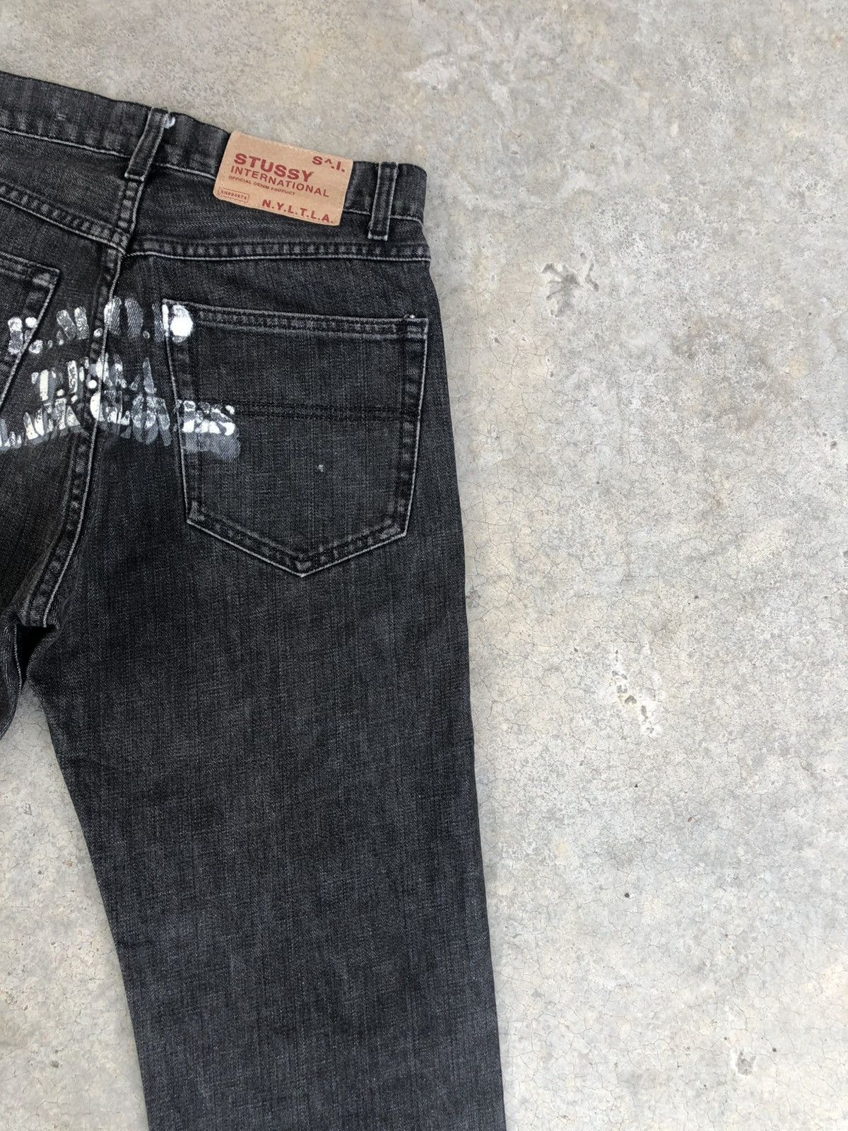 Stussy Stussy Spell out Jeans Distressed Denim Size US 29 - 10 Thumbnail