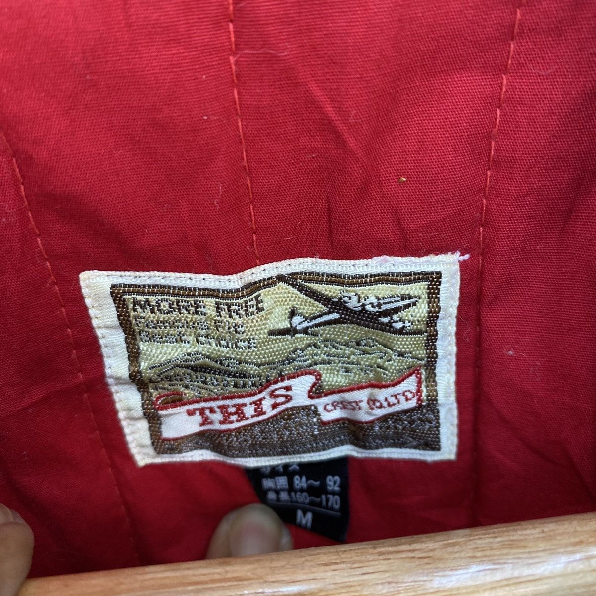 Japanese Brand Vintage Red Bomber Jacket Size US M / EU 48-50 / 2 - 4 Thumbnail