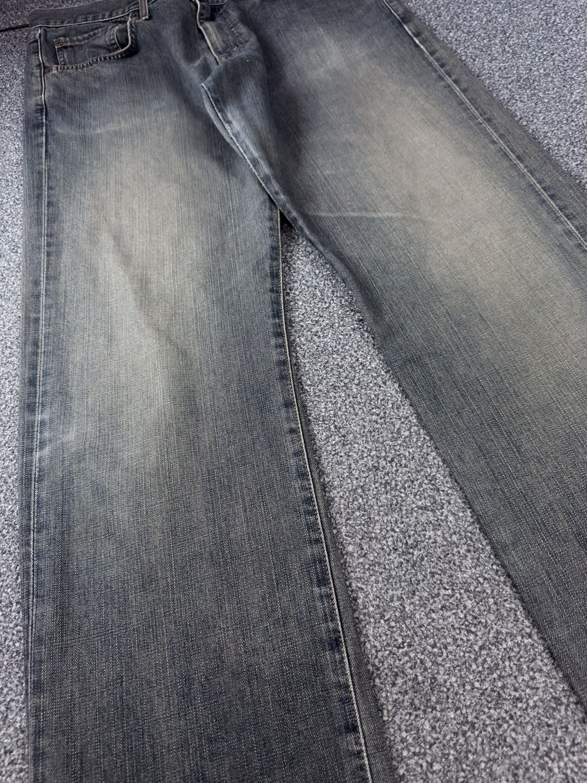 Kapital Vintage 90s Baggy Black Faded Rusty Edwin 503 Denim Jeans Size US 36 / EU 52 - 5 Thumbnail