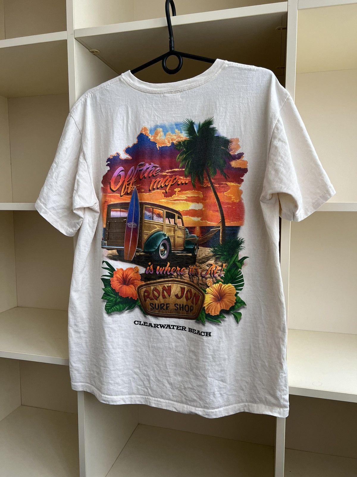 Ron Jon Surf Shop Vintage Ron Jon Surf Tee Beach T-Shirt Size L Size US L / EU 52-54 / 3 - 2 Thumbnail