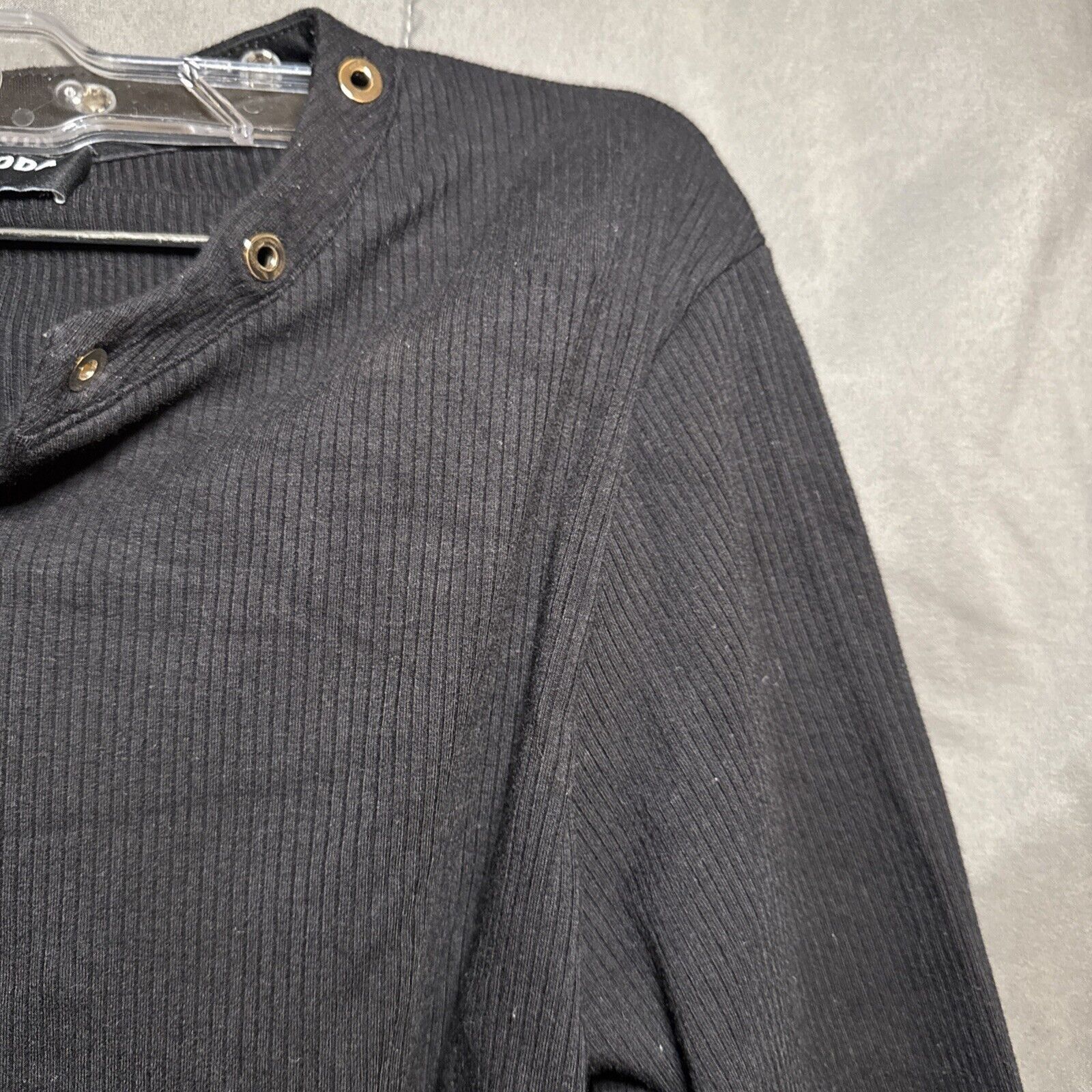 Other Vero Moda Minder Rib Jersey Women Size Large Black 3/4 Sleev Size L / US 10 / IT 46 - 14 Thumbnail