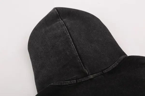 VIBE Vintage Washed Black Hoodie Sweatshirt Size US L / EU 52-54 / 3 - 7 Thumbnail