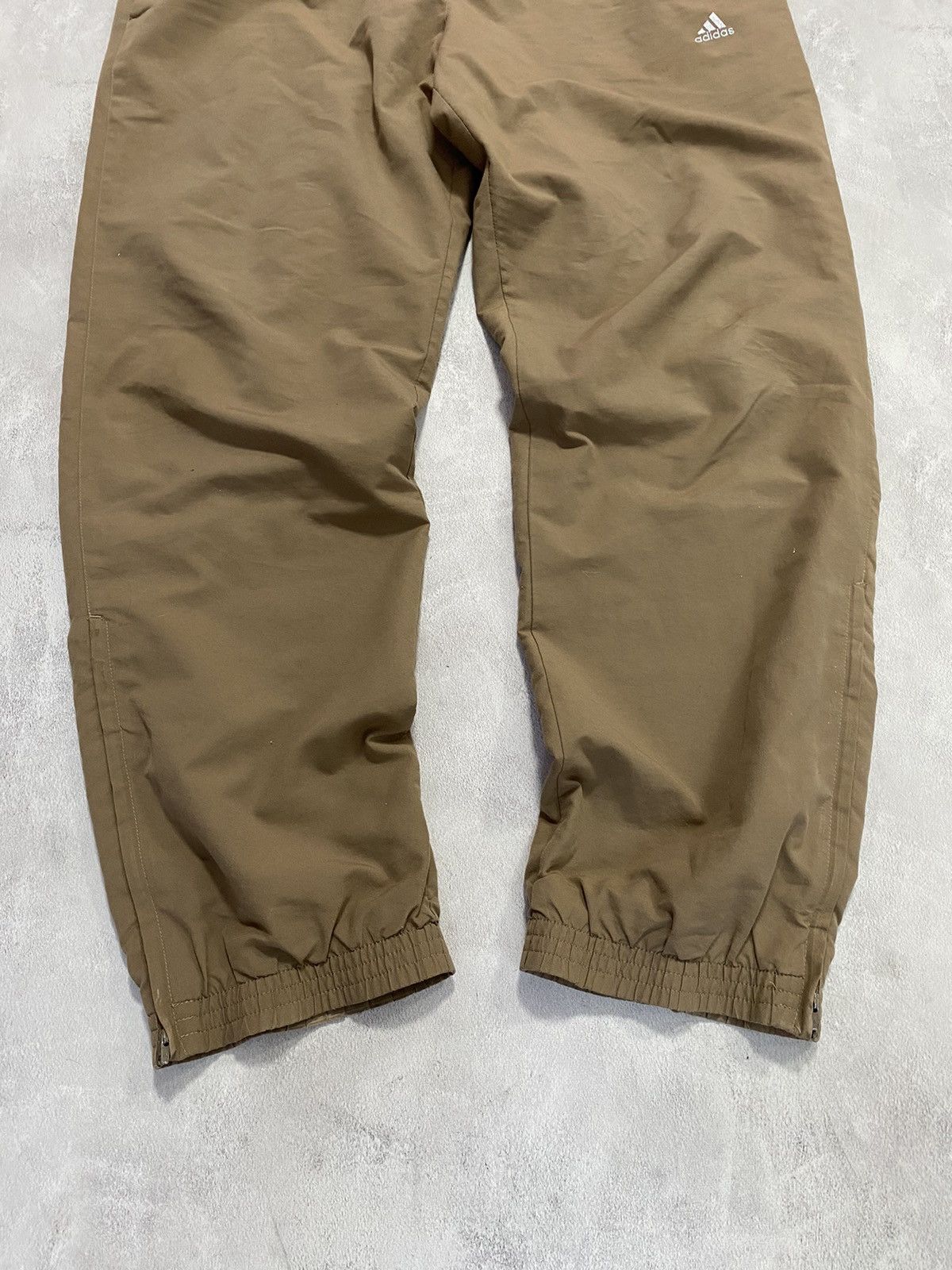 Adidas × Vintage 🔶 Vintage Baggy Track Pants Adidas Brown XL XXL Size US 40 / EU 56 - 3 Thumbnail