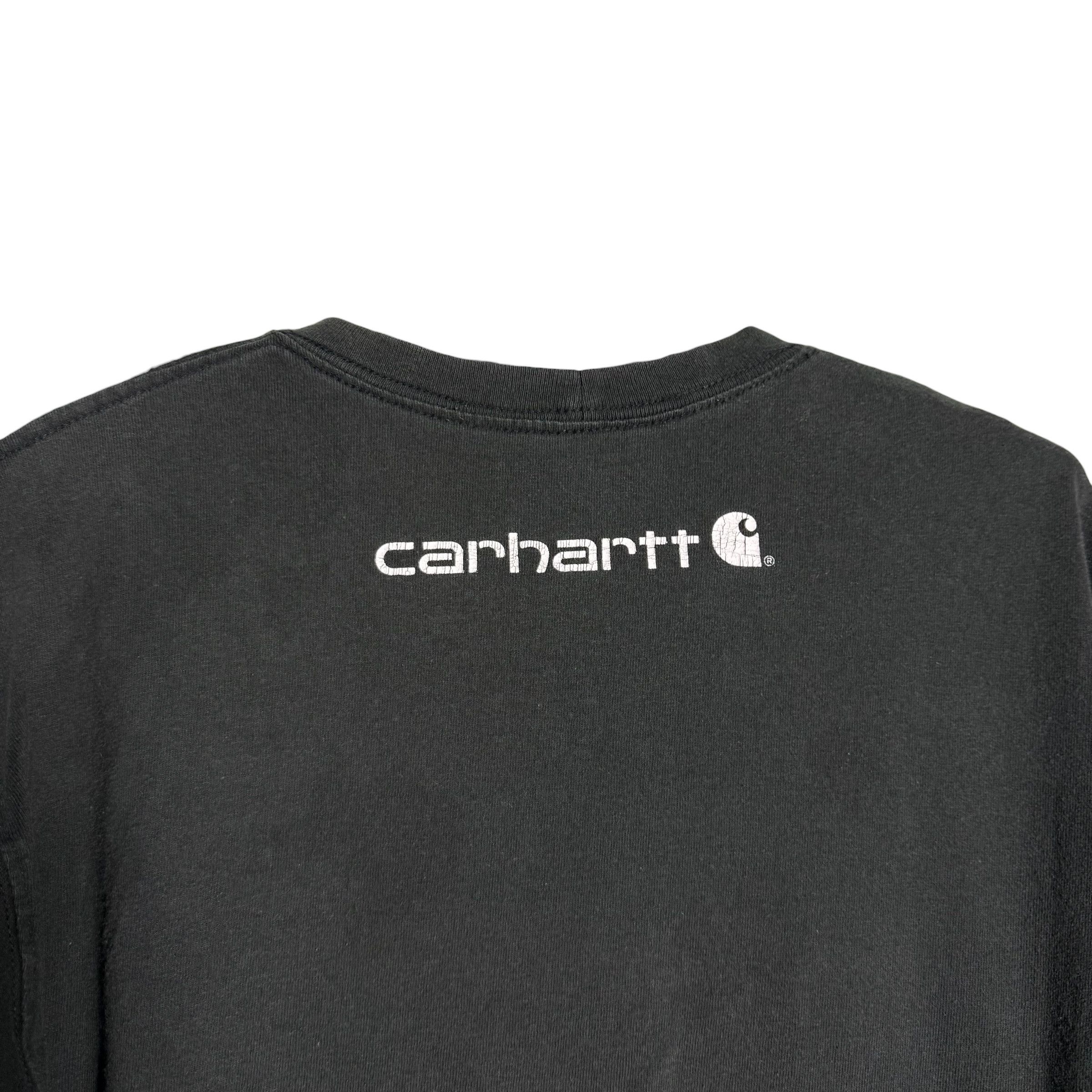 Carhartt 🔥RARE🔥Vtg Carhartt Streetwear Spellout L/Sleeve T-shirt Size US M / EU 48-50 / 2 - 4 Thumbnail
