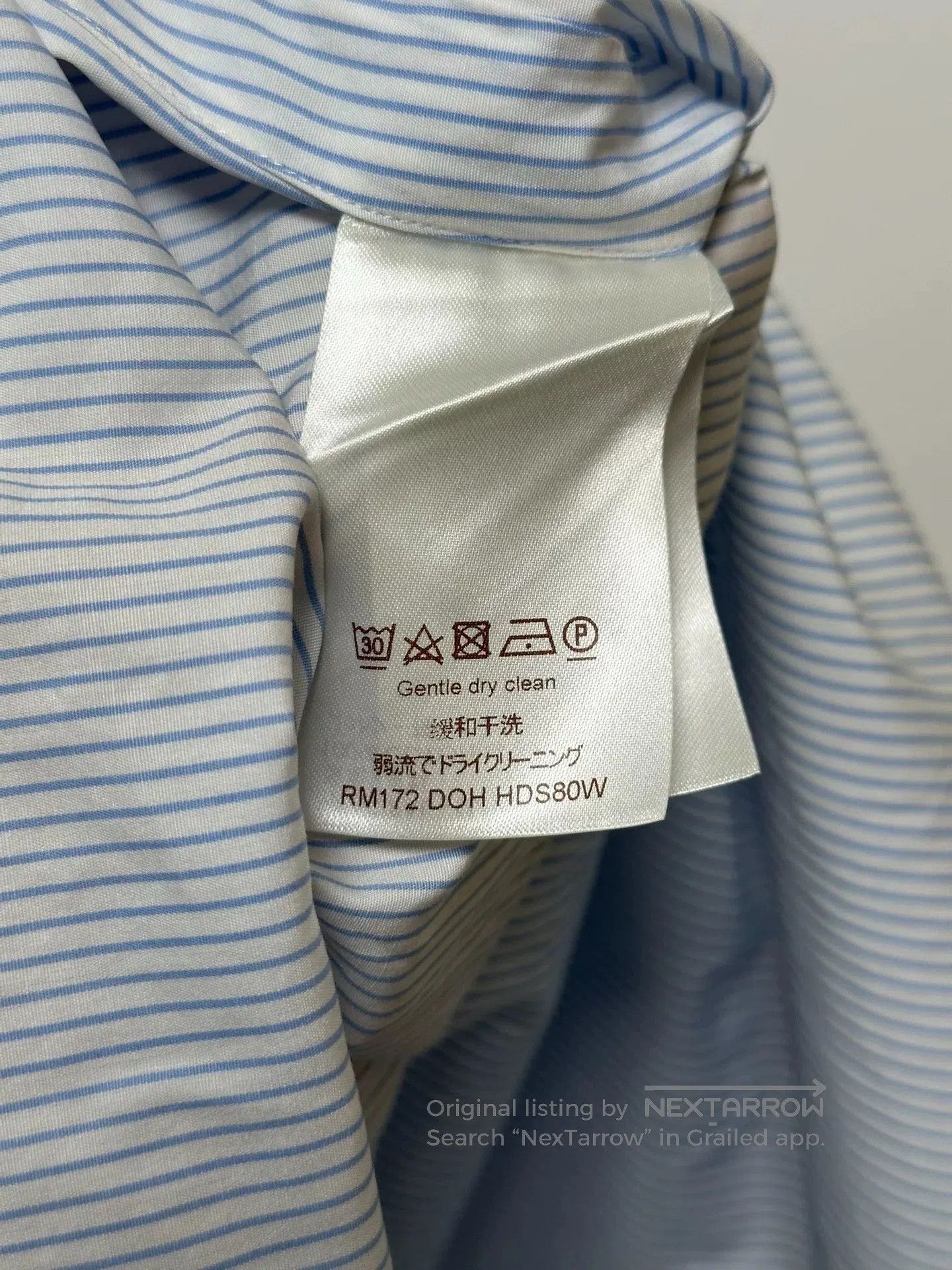 Louis Vuitton Louis Vuitton Blue White Stripe Long. Size US M / EU 48-50 / 2 - 6 Thumbnail