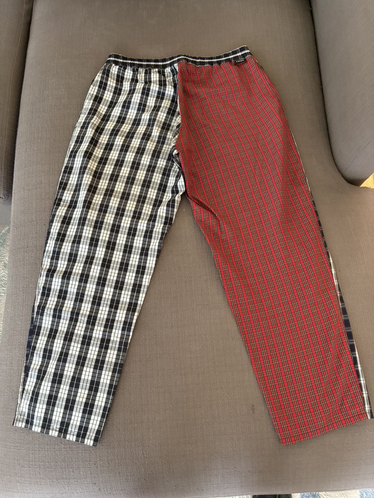 Gosha Rubchinskiy Gosha Rubchinskiy SS18 Combo Check/Plaid Pants Size US 30 / EU 46 - 2 Thumbnail