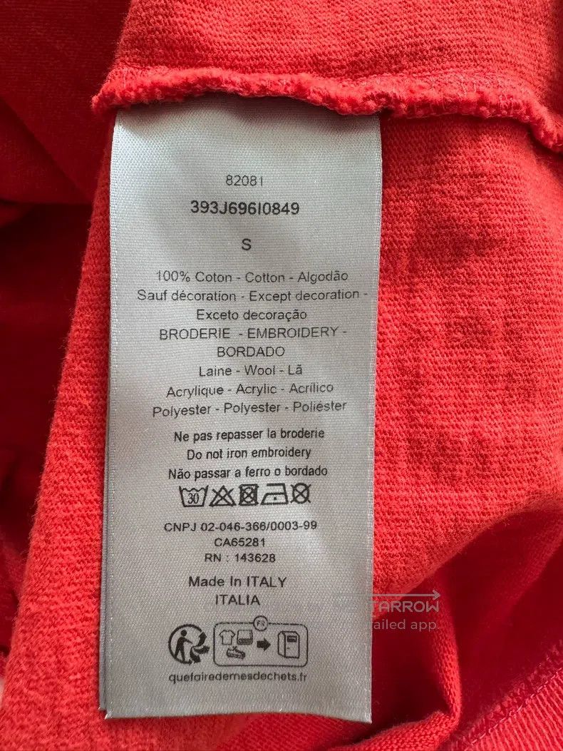 Dior Dior Tears co-branded embroidery leaves letter logo short Size US S / EU 44-46 / 1 - 4 Thumbnail