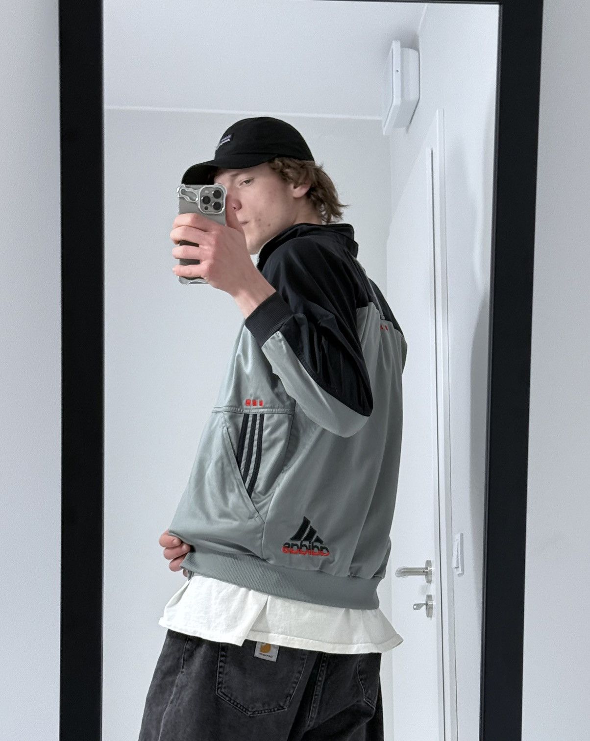 Adidas Vintage Adidas y2k avantgarde streeetwear rare track jacket Size US M / EU 48-50 / 2 - 5 Thumbnail