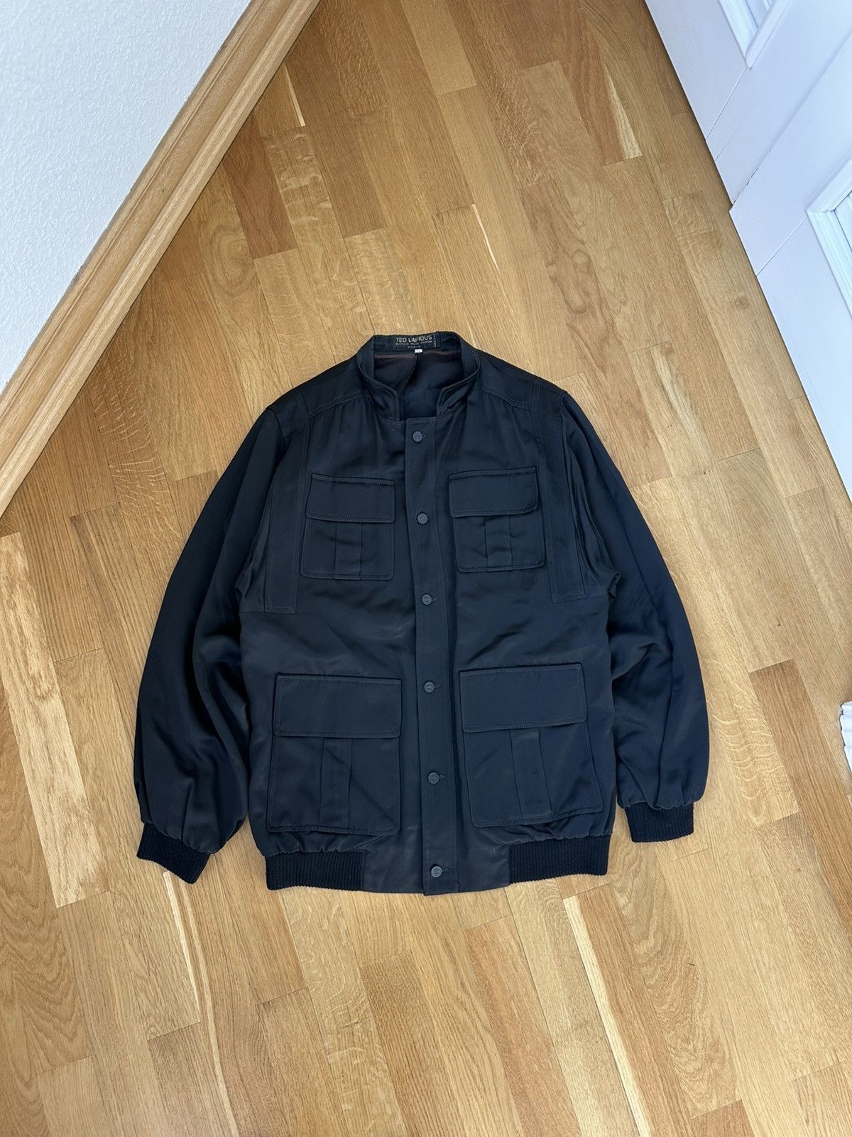 TED LAPIDUS Rare Ted Lapidus Button Light Jacket Multipocket Black Size US L / EU 52-54 / 3 - 1 Thumbnail