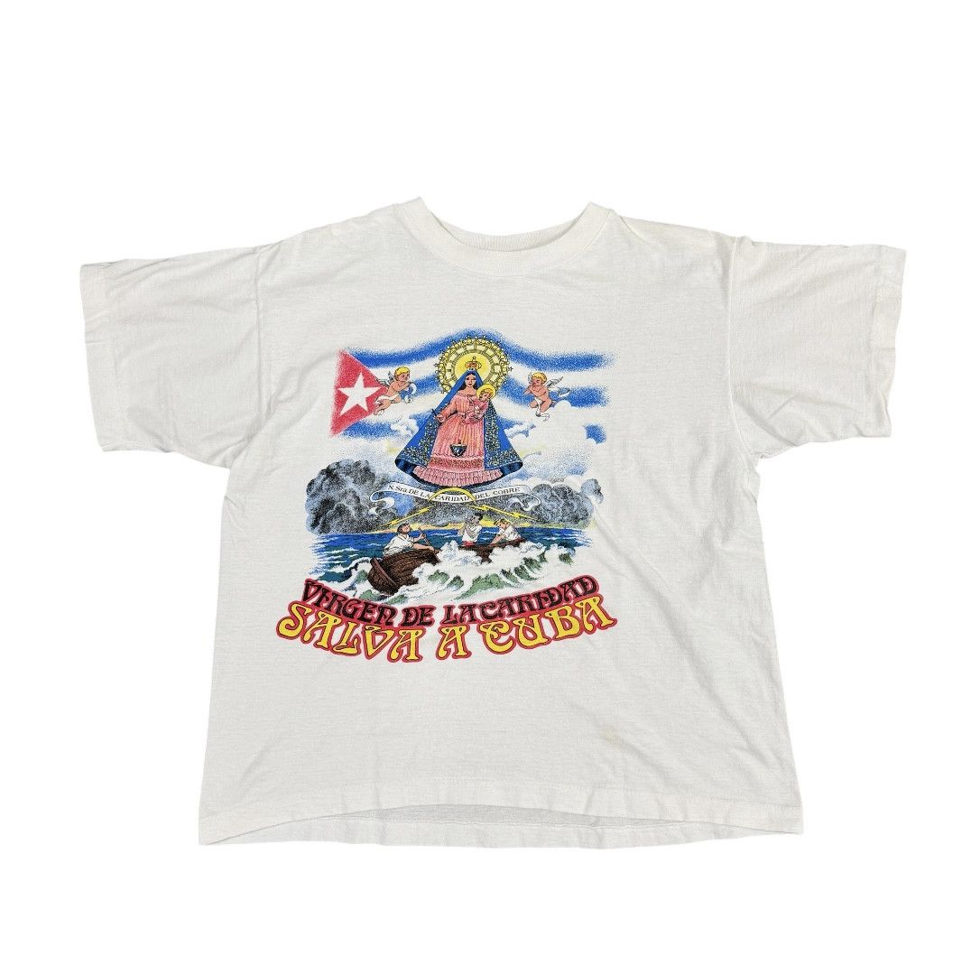 Vintage Vintage 90s Virgin Mary & Angels Shirt Size US L / EU 52-54 / 3 - 3 Thumbnail