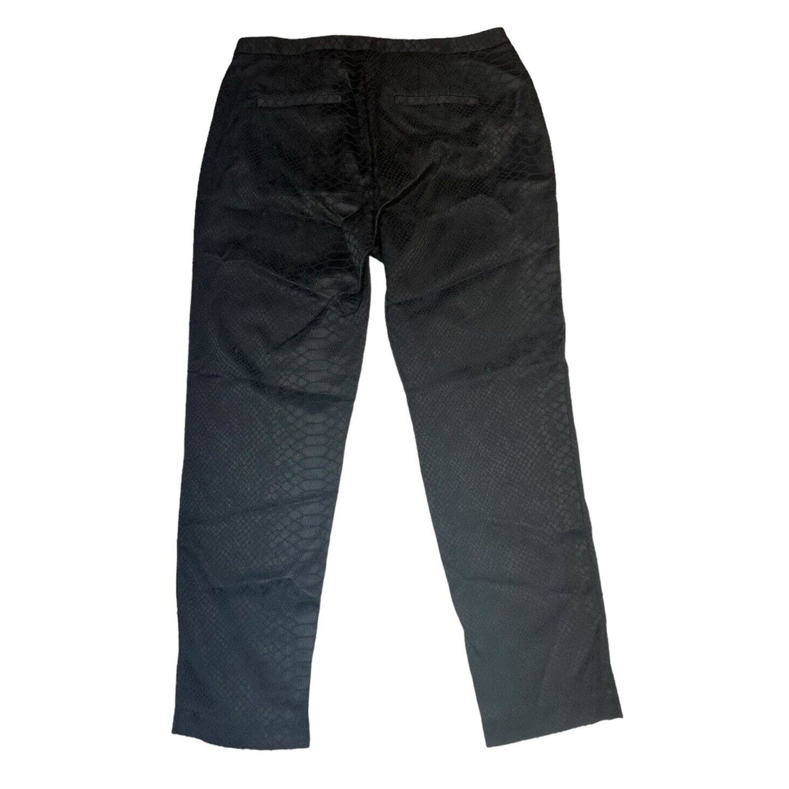 Jennifer Lopez Jennifer Lopez Black Snake Cropped Ankle Pants Stretch 6 Size 28" / US 6 / IT 42 - 6 Thumbnail