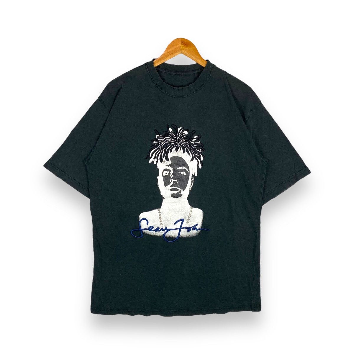 Sean John × Vintage VINTAGE 90's SEAN JOHN EMBROIDERY MODERN STREETWEAR TEE Size US L / EU 52-54 / 3 - 1 Thumbnail