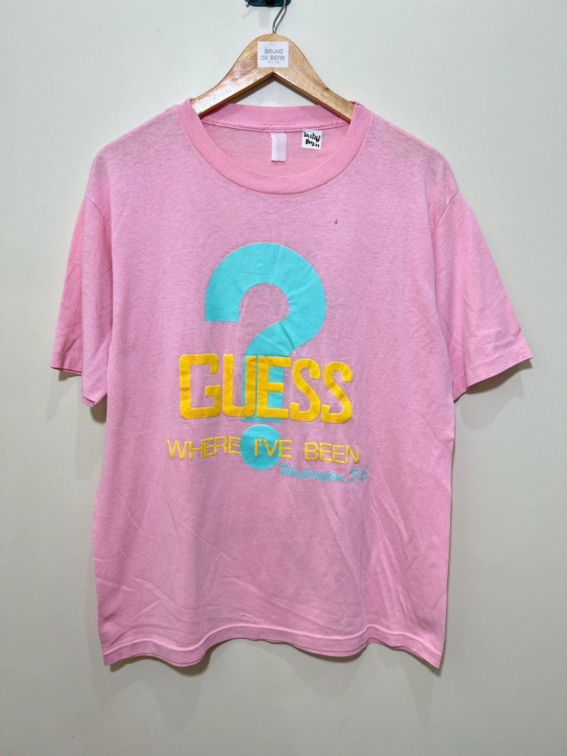 Guess × Vintage Vintage 90's Guess shirt bnz01 Size US M / EU 48-50 / 2 - 2 Thumbnail