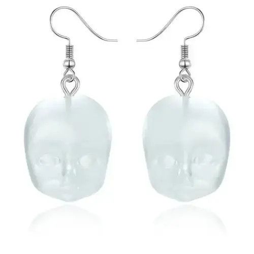Jewelry Face Resin Dangle Drop Earrings Size ONE SIZE - 2 Thumbnail