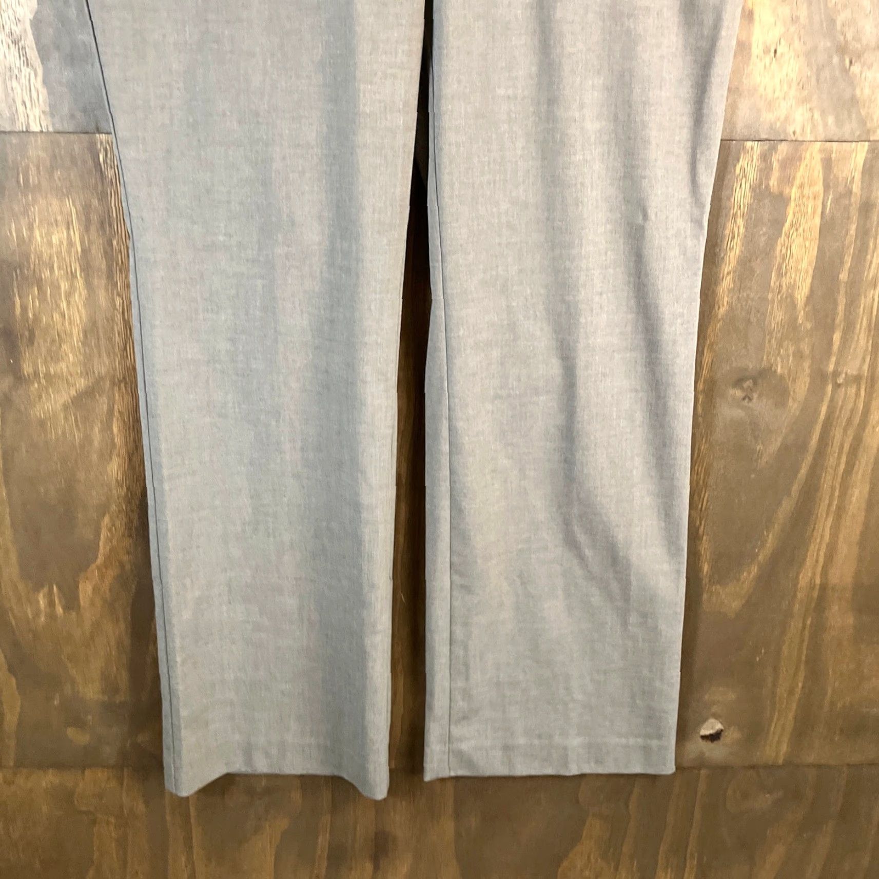 Ann Taylor Ann Taylor Women's Pants Brown Curvy Minimalist Workwear Wide-Leg Stretch 12 Size 34" / US 12 / IT 48 - 3 Thumbnail