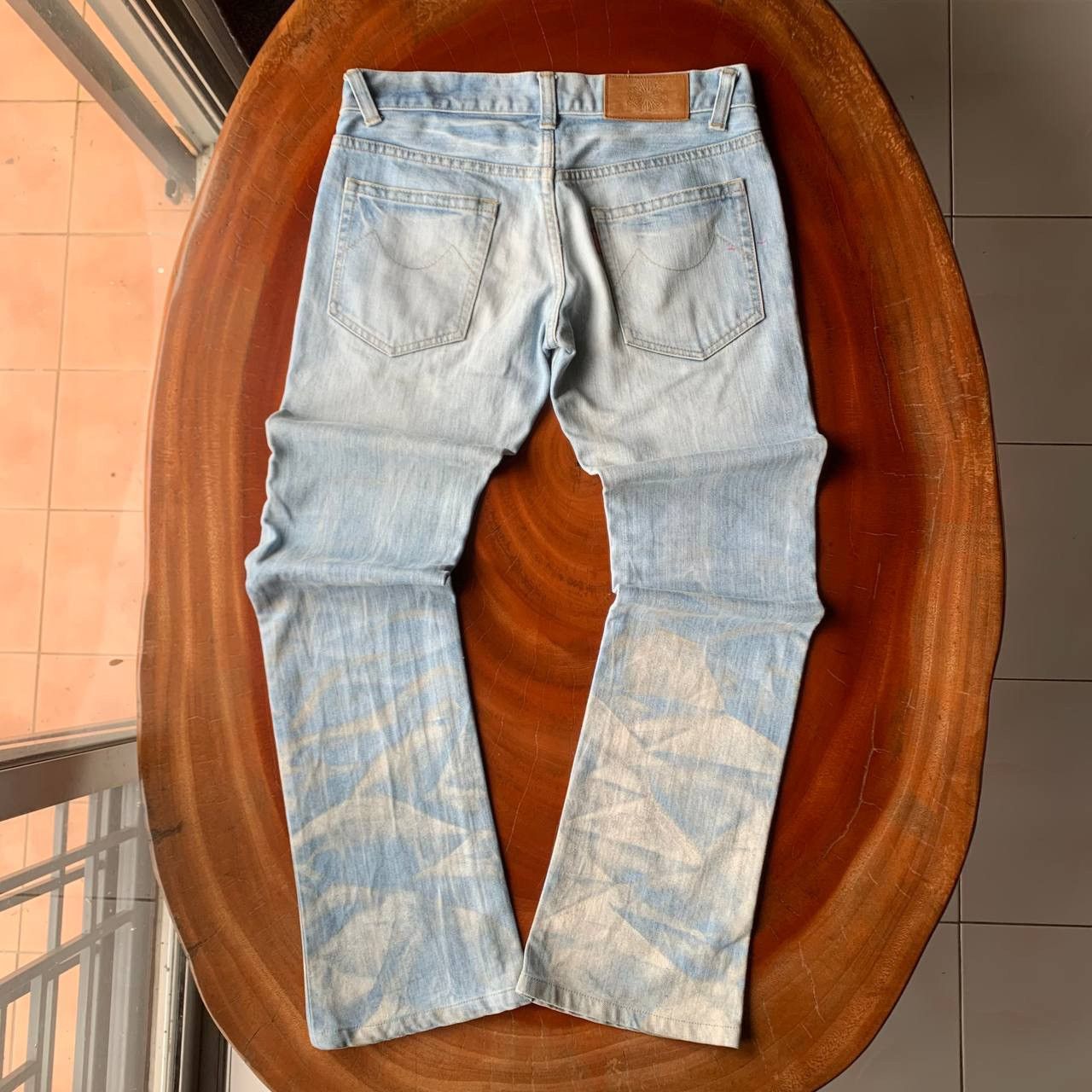 Tornado Mart 💥Archival💥 Flare Vintage Tornado Mart Light Blue Denim Pants Size US 31 - 2 Thumbnail