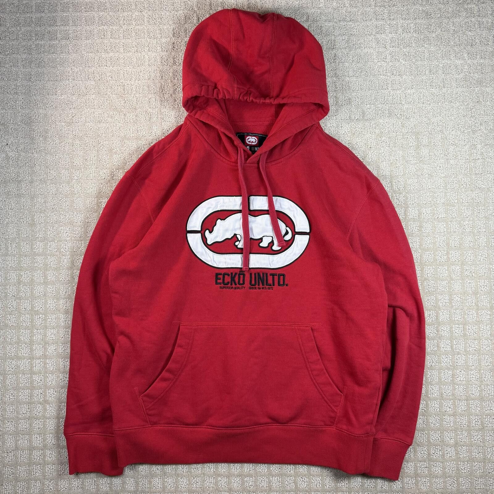 Ecko Unltd. Y2K Ecko Unltd Red Pullover Hoodie Large Size US L / EU 52-54 / 3 - 1 Thumbnail