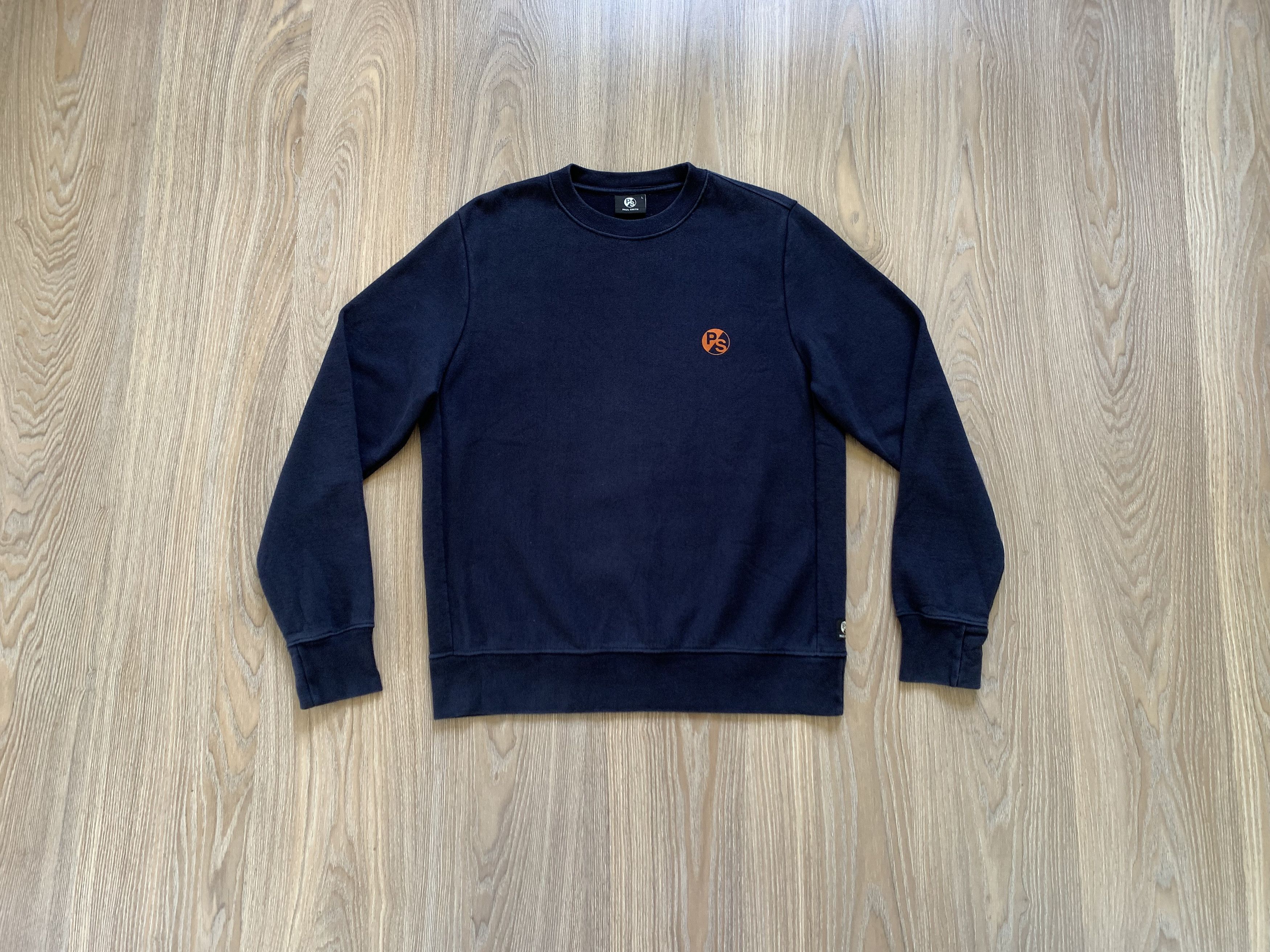 Designer × Paul Smith Paul Smith Crewneck Blue Sweatshirt Size US L / EU 52-54 / 3 - 1 Thumbnail