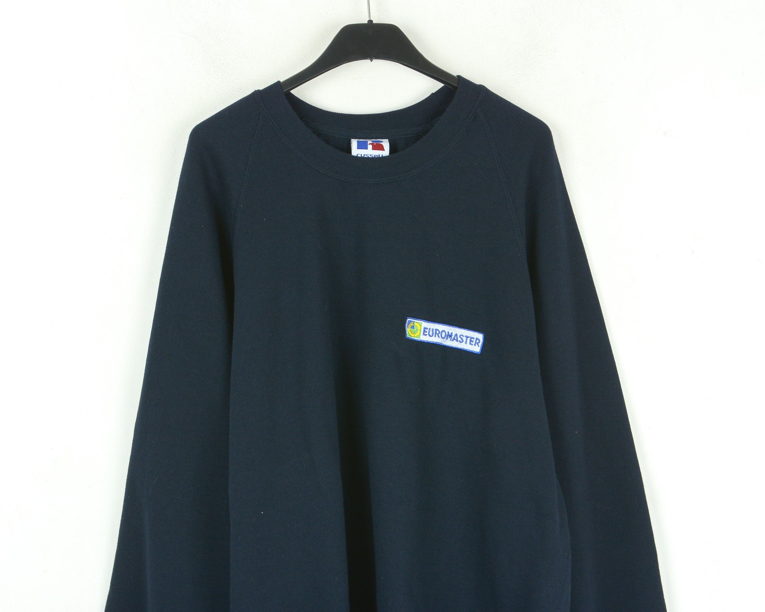 Russell Athletic × Vintage Pullover Jumper Euromaster L Sweater Sweatshirt Crew Neck Size US L / EU 52-54 / 3 - 6 Thumbnail