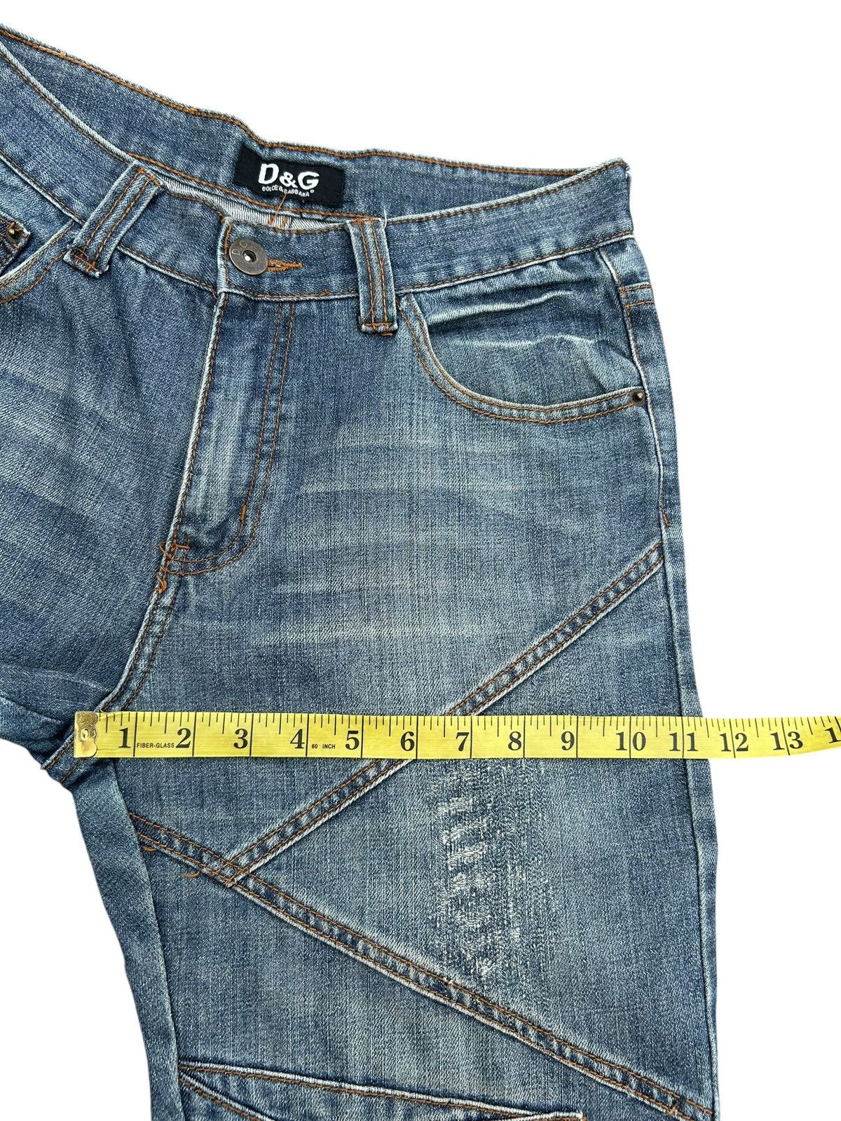 Dolce & Gabbana Dolce & Gabbana Vintage Punk Style Distressed Denim jeans Size US 30 / EU 46 - 20 Thumbnail