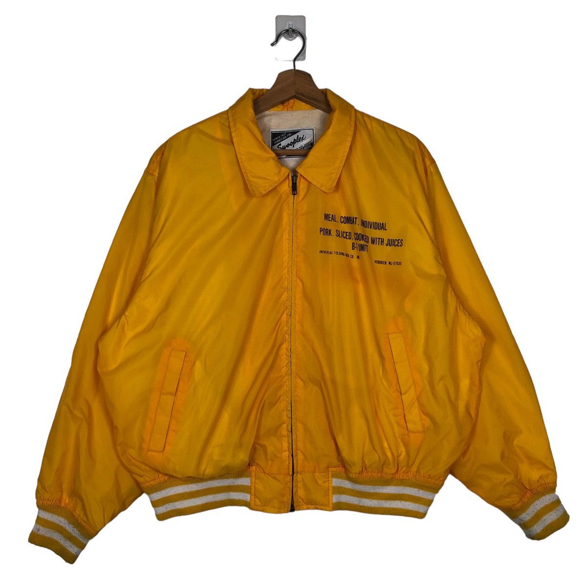 Japanese Brand 🔥90’s Riot Riot Bomber Jacket Swooplex Big Logo Design Size US M / EU 48-50 / 2 - 2 Thumbnail