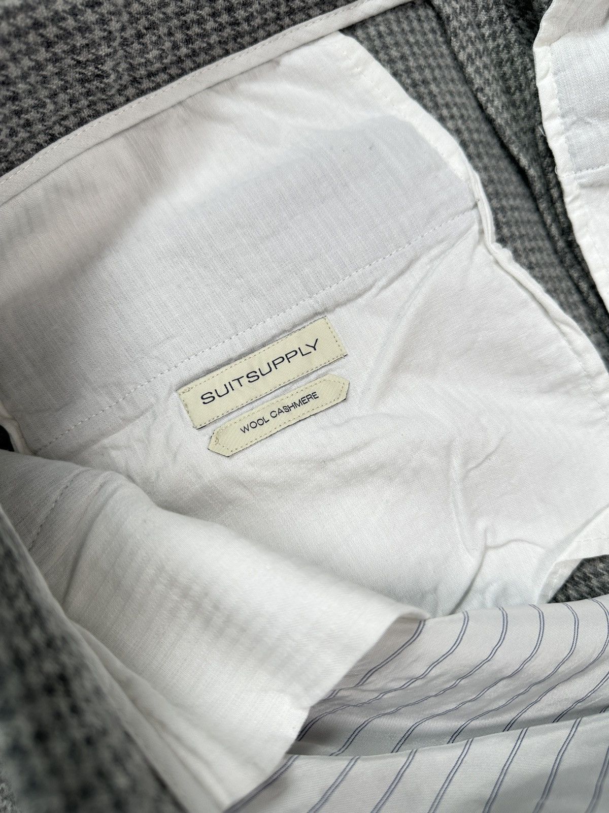 Suitsupply SUITSUPPLY AMES PLEAT ES Wool Cashmere Gray Pants size 52 Size US 34 / EU 50 - 11 Thumbnail