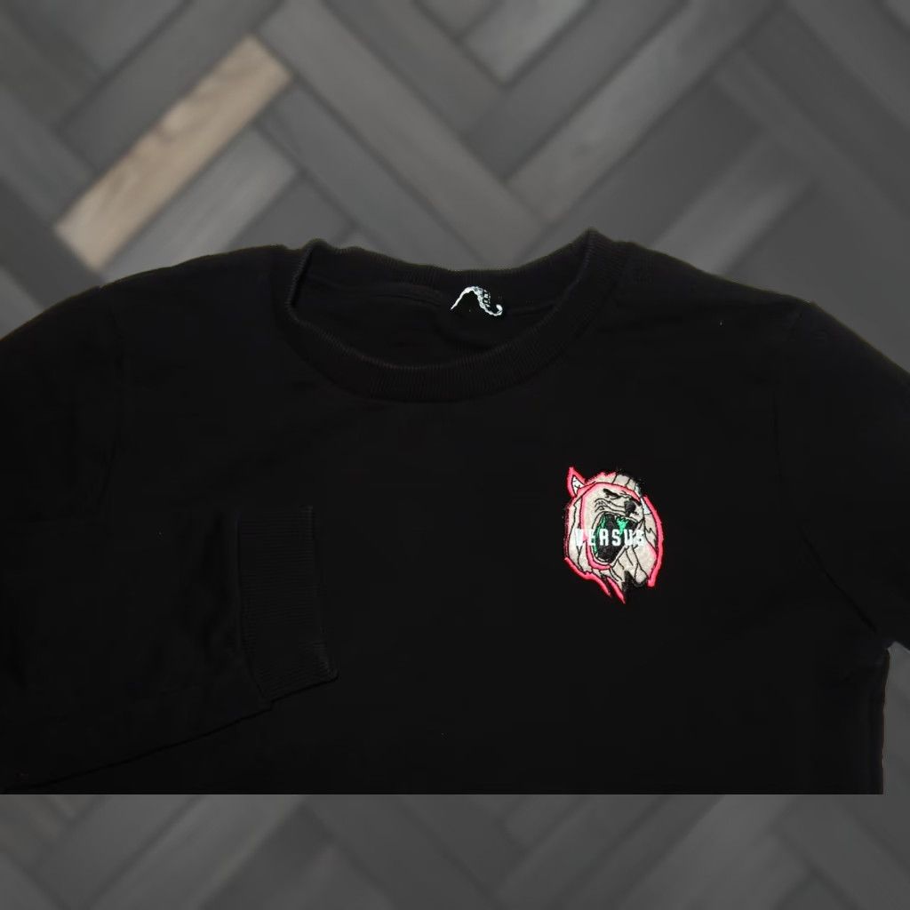 Versace VERSACE VERSUS Men's Pullover Sweater Size S (Fits Small) Black Lion Size US S / EU 44-46 / 1 - 1 Thumbnail