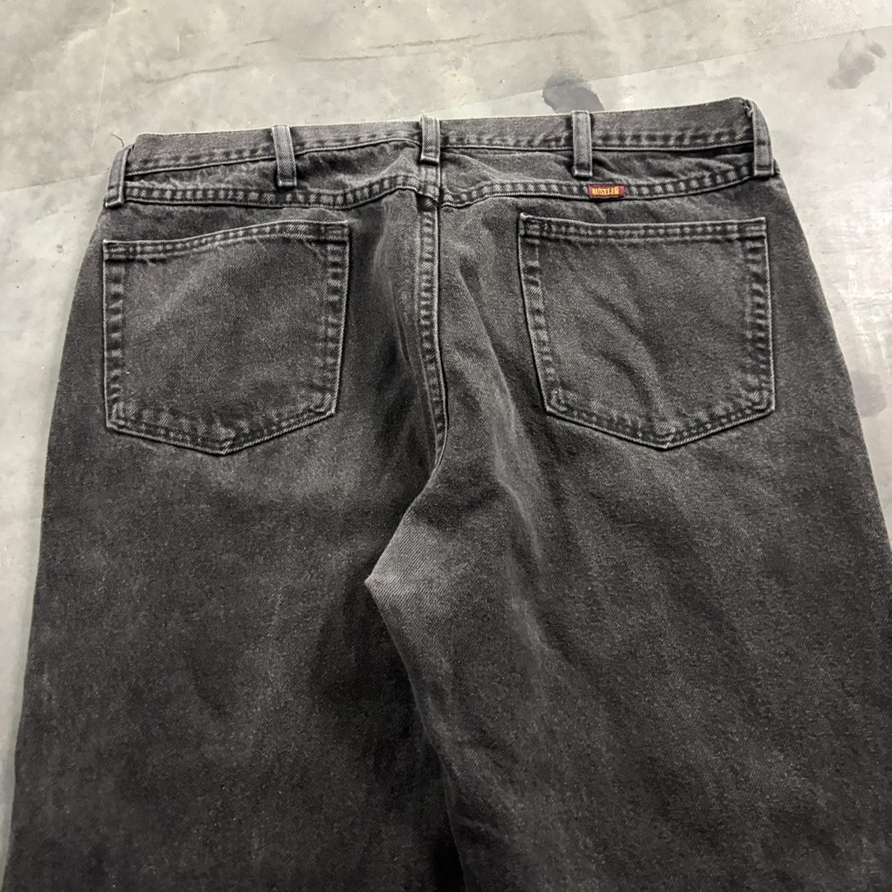 Vintage Crazy Vintage Y2K/2000s Grunge Faded Black Denim Jeans! 38x32 Size US 38 / EU 54 - 7 Thumbnail