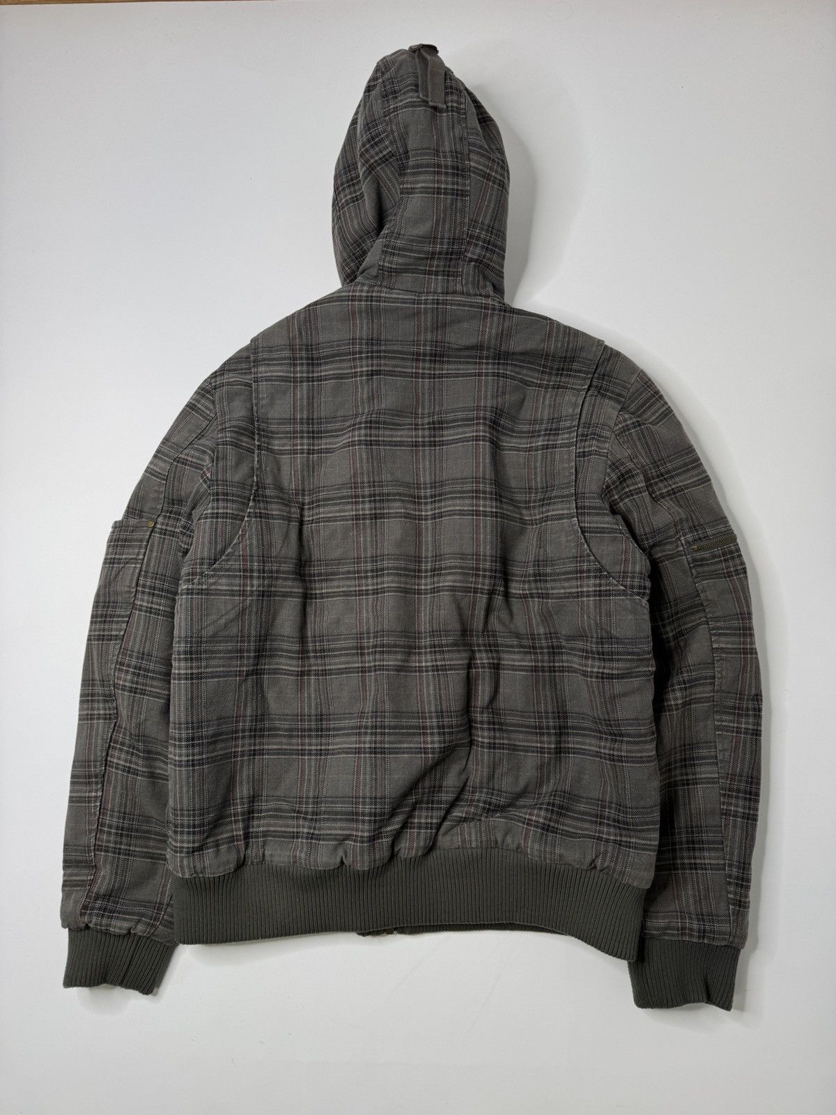 If Six Was Nine Vintage avant garde khaki checked jacket active sk8 00s y2k Size US XL / EU 56 / 4 - 8 Thumbnail