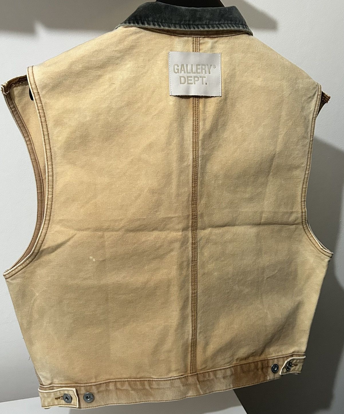 Gallery Dept. Gallery Dept Logan Vest Jacket Medium Tan Brown Size US M / EU 48-50 / 2 - 8 Thumbnail