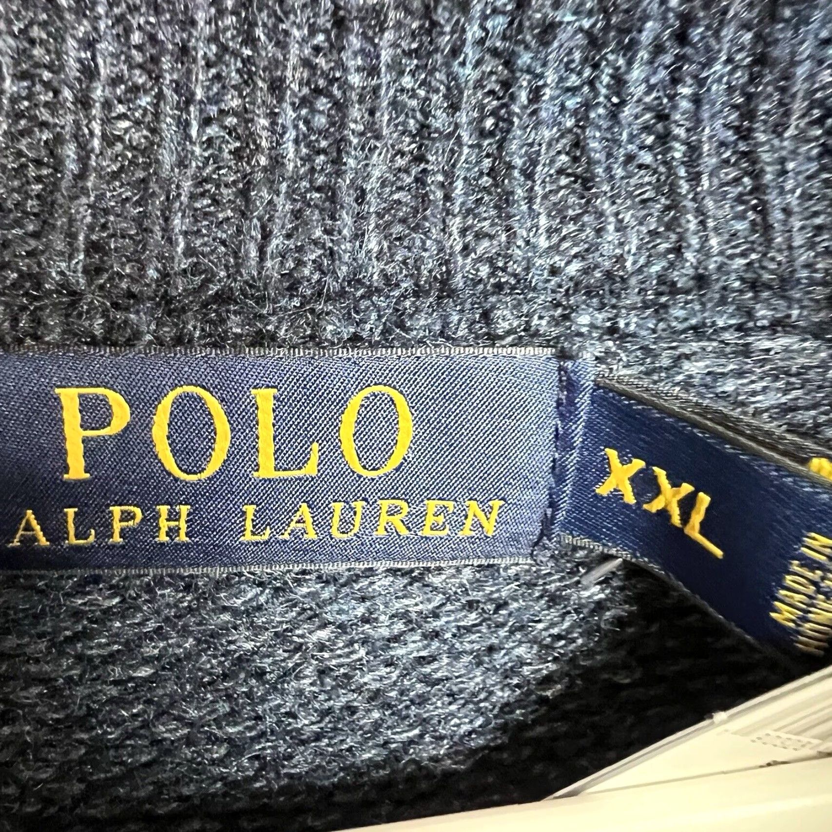 Polo Ralph Lauren VINTAGE Polo Ralph Lauren Button Silk Knit Sweater Shirt Adult 2XL Blue Pullover Mens Size US XXL / EU 58 / 5 - 7 Thumbnail