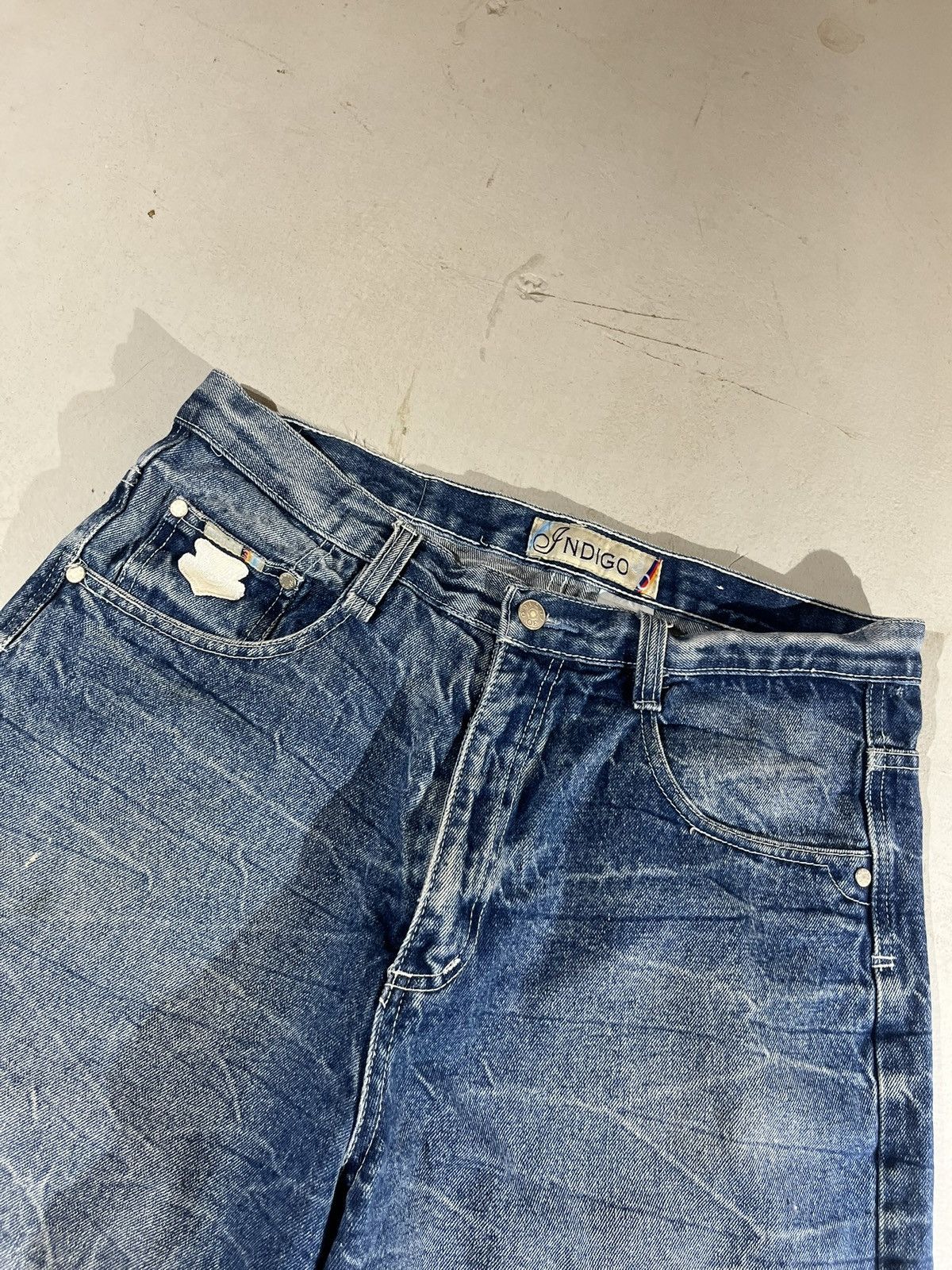 Indigo Indigo y2k baggy skater style jorts Size US 34 / EU 50 - 3 Thumbnail