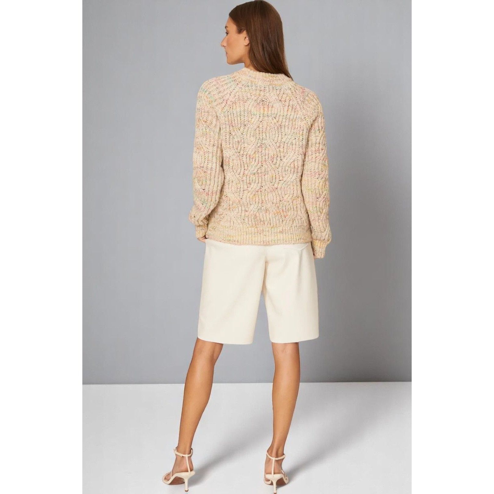 Scotch & Soda Scotch & Soda Multicolor Melange Cable Knit Sweater Small Size S / US 4 / IT 40 - 6 Thumbnail