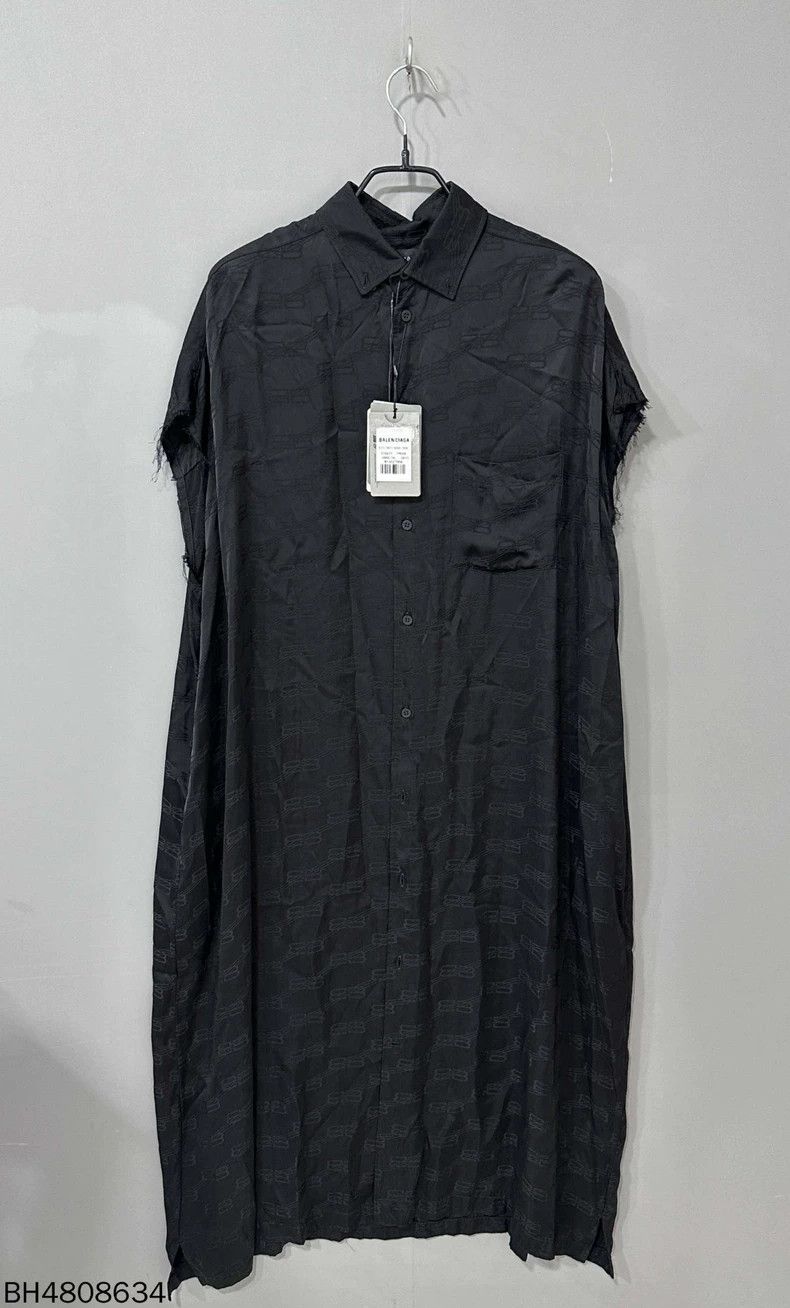 Balenciaga Balenciaga Printed Sleeveless Silk Maxi Dress Size XXS / US 00 / IT 34 - 1 Thumbnail