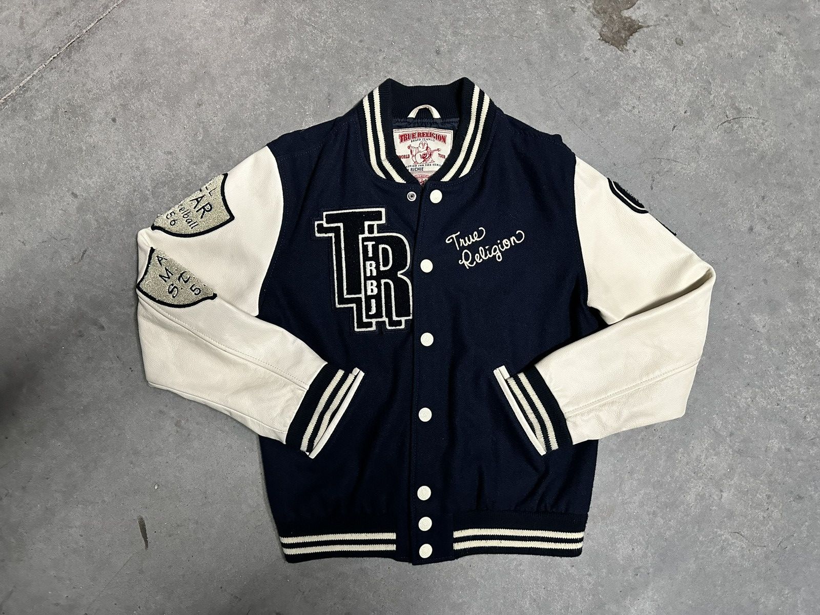 Vintage Vintage True Religion “Brooklyn Champions” Varsity Jacket Size US M / EU 48-50 / 2 - 1 Thumbnail