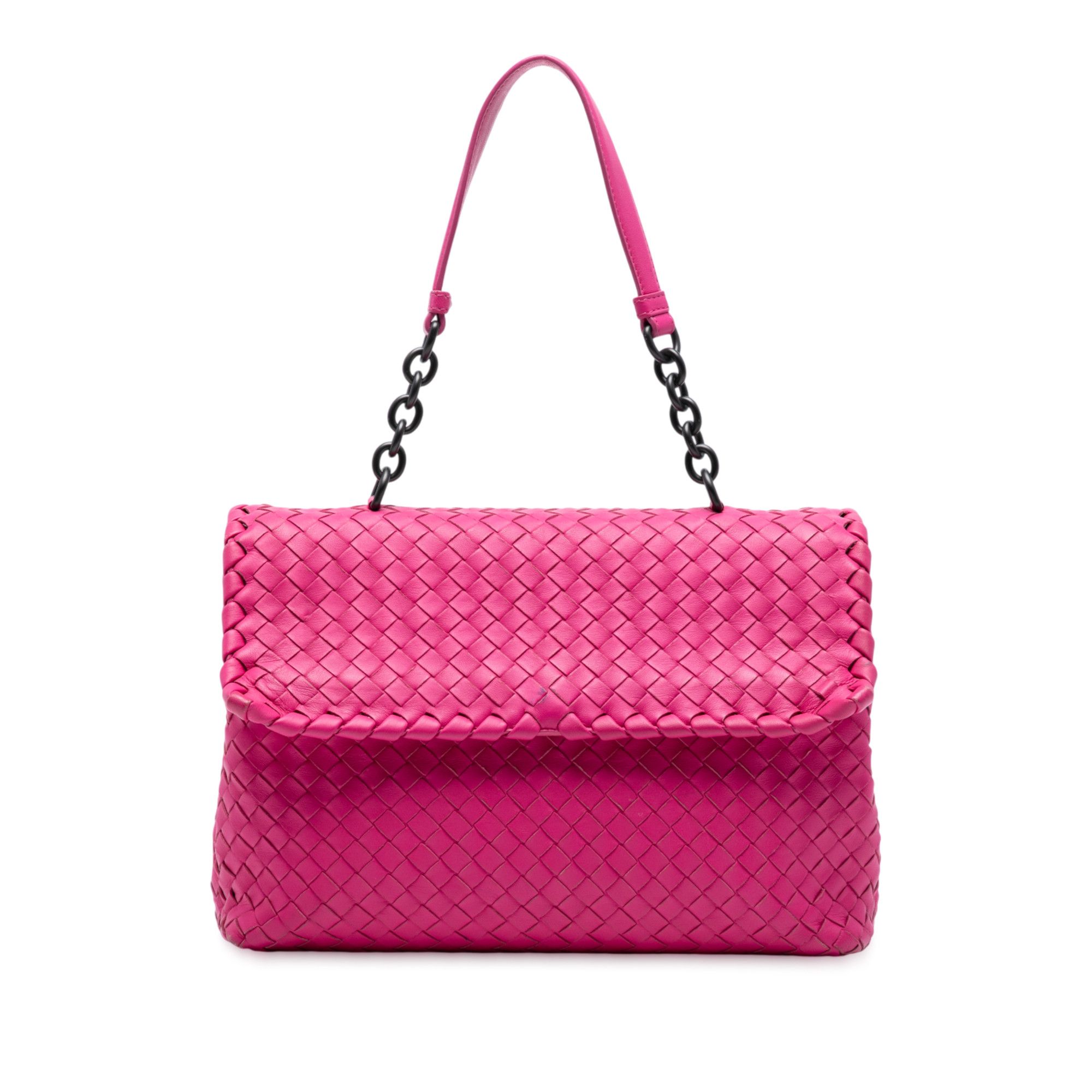 Bottega Veneta Bottega Veneta Medium Nappa Intrecciato Olimpia Shoulder Bag Size ONE SIZE - 1 Thumbnail