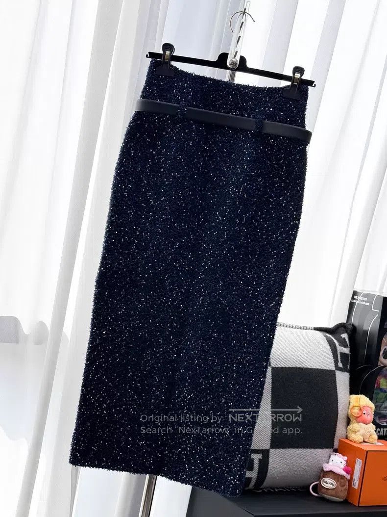 Chanel Chanel Sequin braided skirt Size 26" / US 2 / IT 38 - 2 Thumbnail