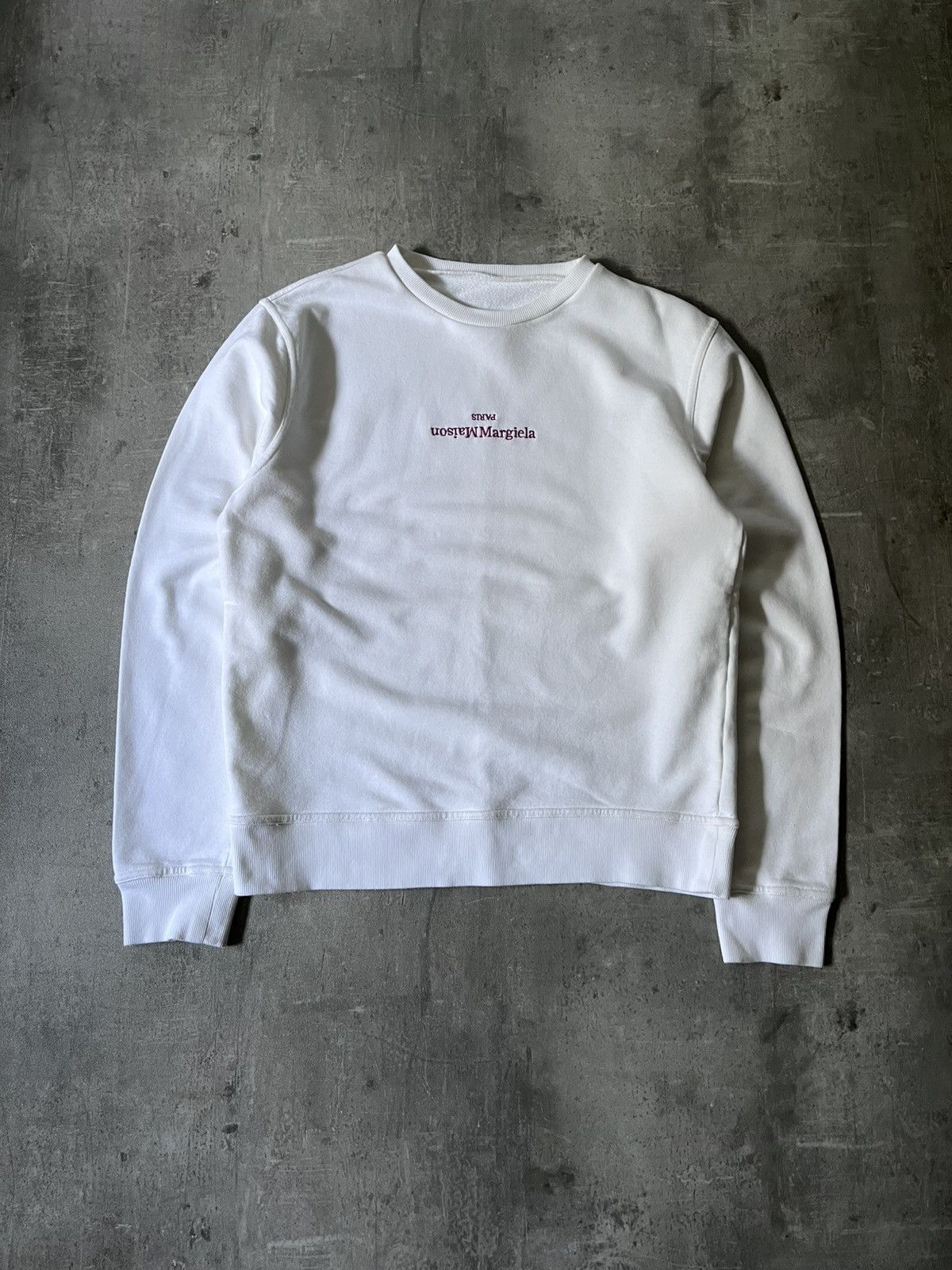 Maison Margiela Maison Margiela S/S 21 Upside-Down revers logo sweatshirt Size US M / EU 48-50 / 2 - 1 Thumbnail