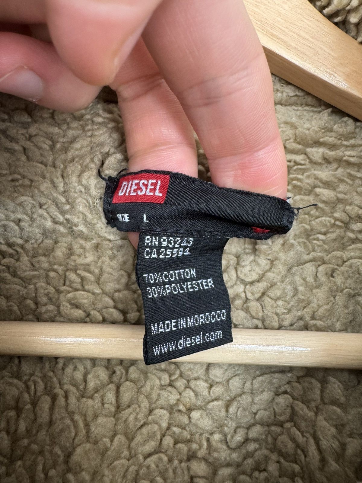Diesel Diesel Jacket Sherpa Vintage Velvet Corduroy Retro Hype y2K Size US L / EU 52-54 / 3 - 5 Thumbnail