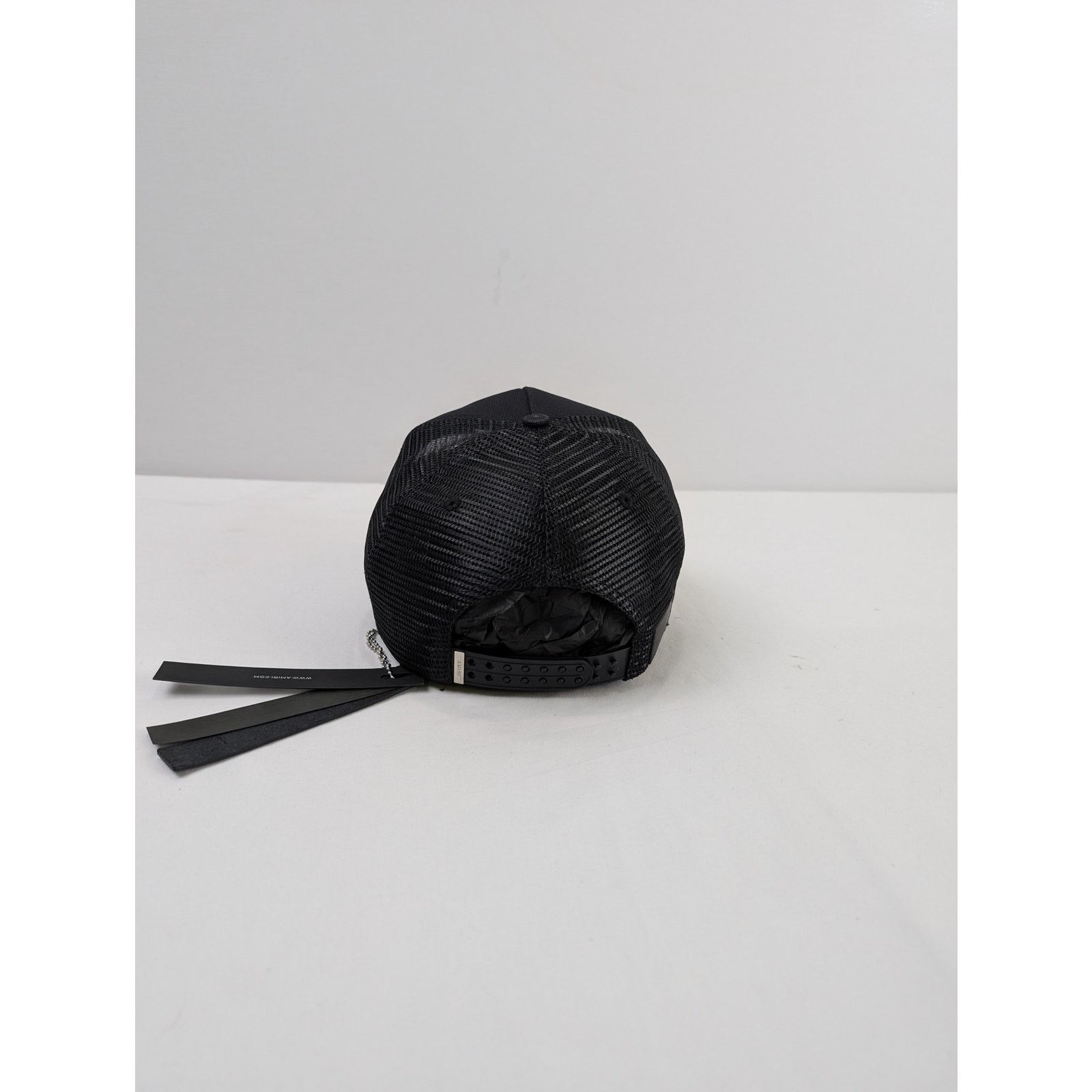 Amiri o1rshd1 Q:2 / Core Logo Trucker Cap / Hat in Black/White Size ONE SIZE - 8 Thumbnail