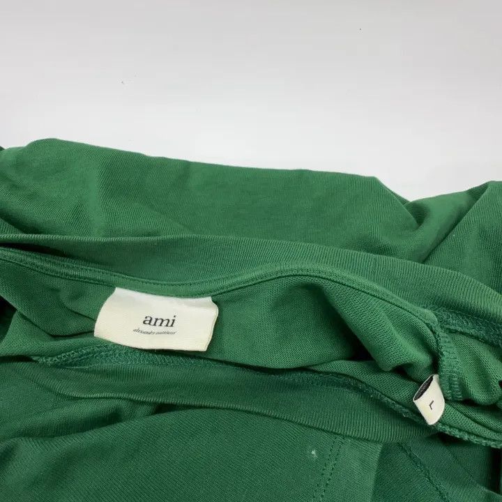 AMI AMIPARIS Logo Embroidered Long Sleeve T-Shirt -2507 Size US L / EU 52-54 / 3 - 3 Thumbnail