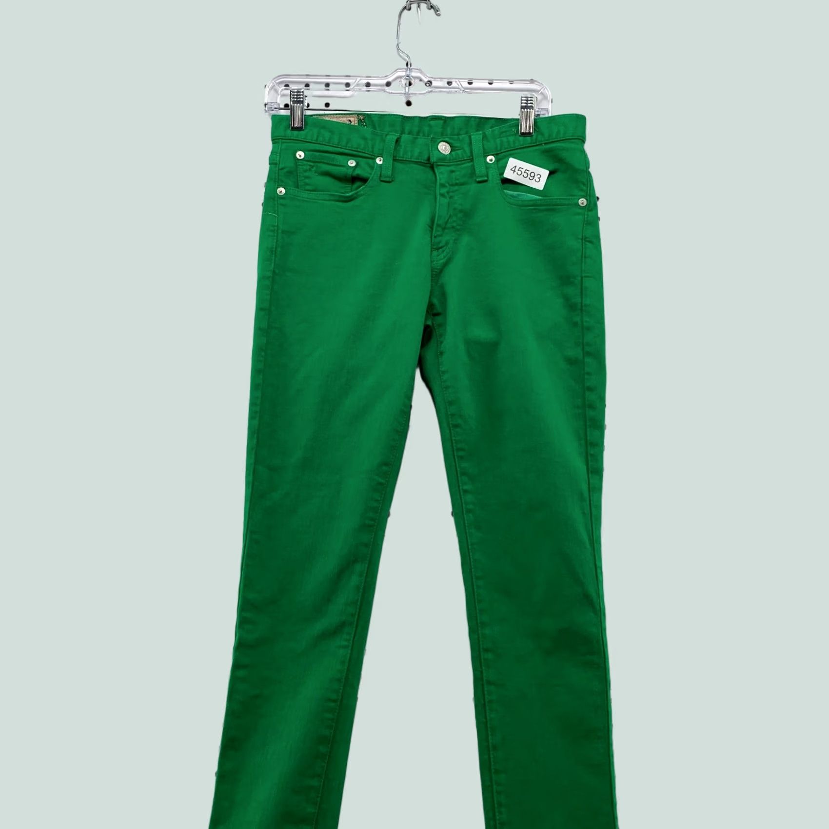 Polo Ralph Lauren Polo Ralph Lauren Denim Jeans Womens 29 Green Tompkins Skinny Crop 29x27 Size 29" - 1 Thumbnail