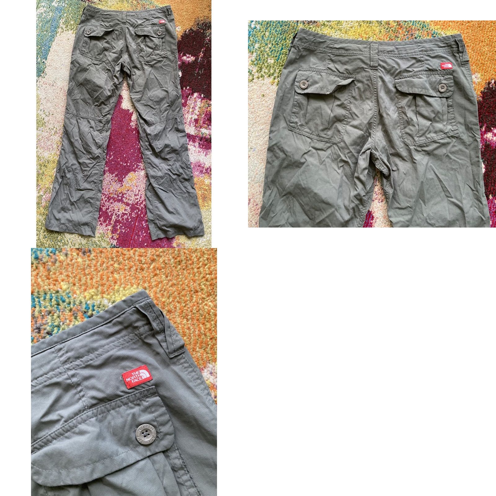 The North Face The North Face Womens Hiking Pants Size 8 Nylon Quick Dry Ripstop Drawstring Brown Casual Travel Workwear Outdoor Camping Size 30" / US 8 / IT 44 - 8 Thumbnail