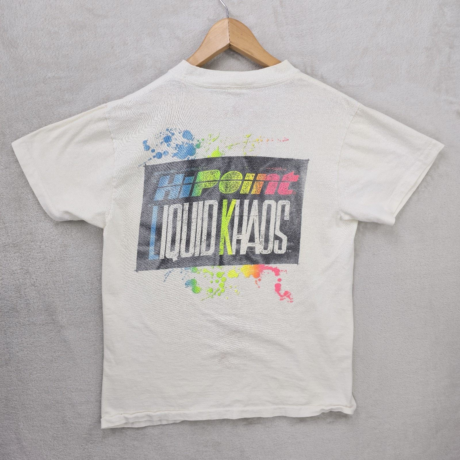 Anvil Vintage HP Hi Point Liquid Khaos Shirt Mens Medium White Size US M / EU 48-50 / 2 - 9 Thumbnail