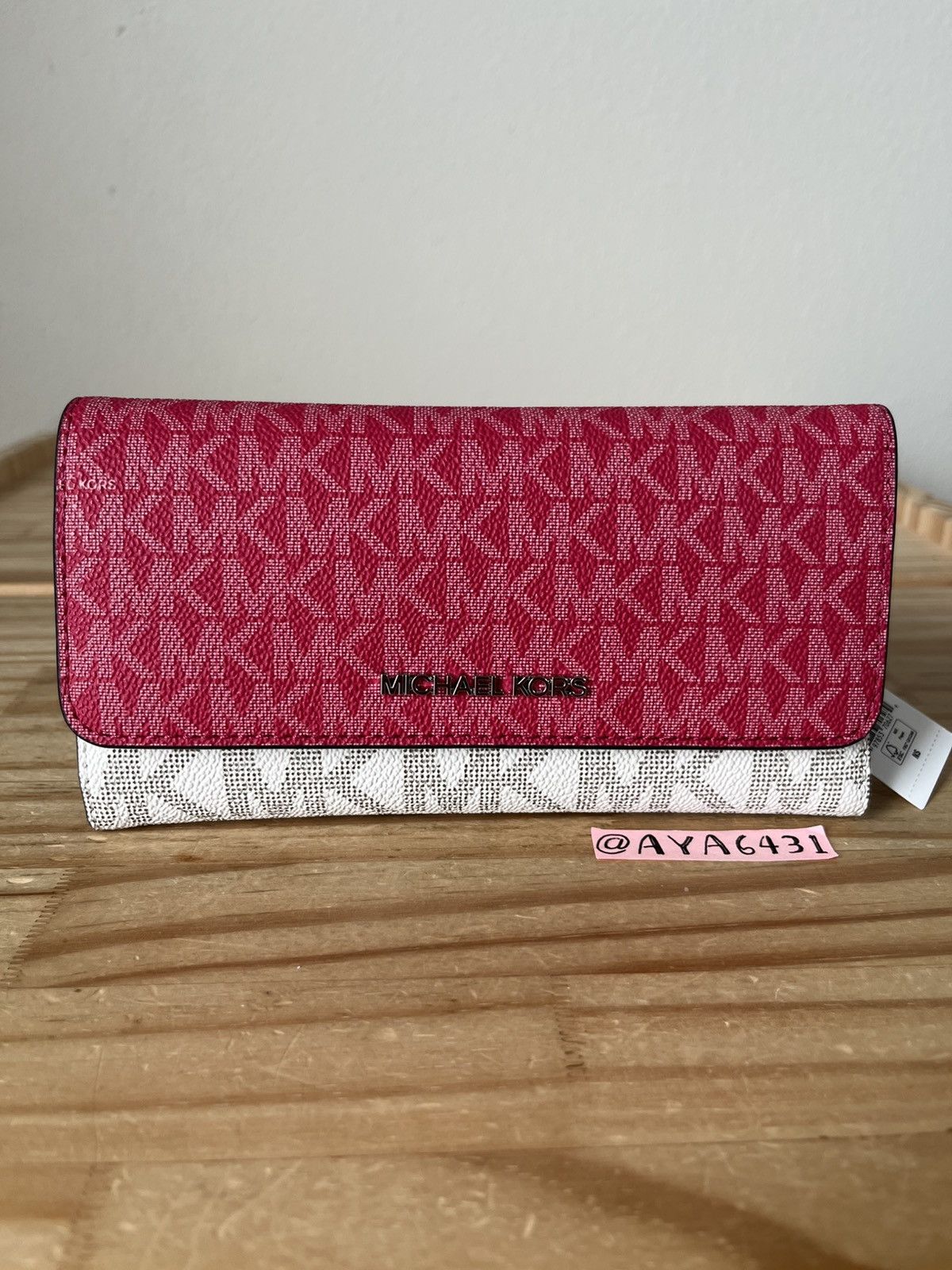 Michael Kors Michael Kors Jet set travel large trifold wallet Size ONE SIZE - 1 Thumbnail