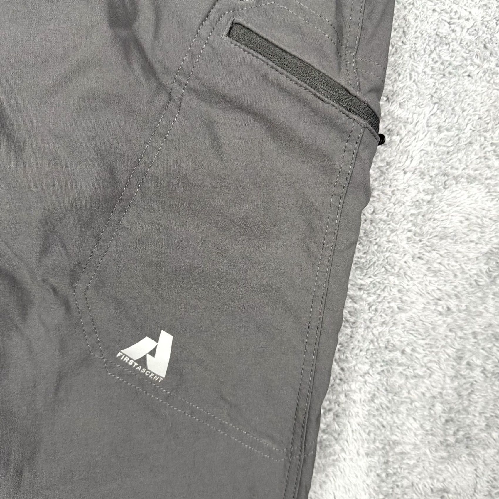 Eddie Bauer Eddie Bauer First Ascent Pants Mens 38x32 Cargo Zip Hike Pro Guide Unlined Gray Regular Size 38"} Size US 38 / EU 54 - 4 Thumbnail